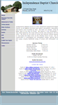 Mobile Screenshot of independencebaptist.org